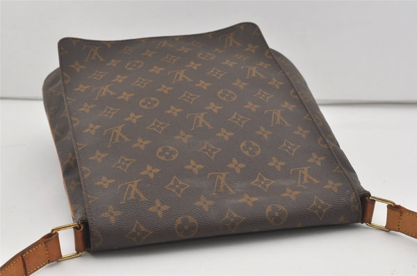 Authentic Louis Vuitton Monogram Musette Shoulder Cross Body Bag M51256 LV 6222I