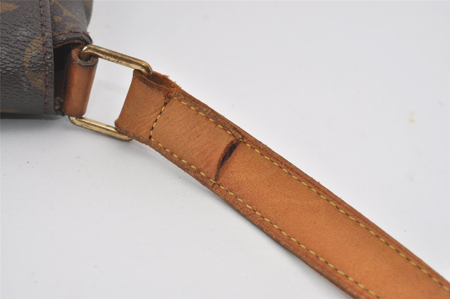 Authentic Louis Vuitton Monogram Musette Shoulder Cross Body Bag M51256 LV 6222I