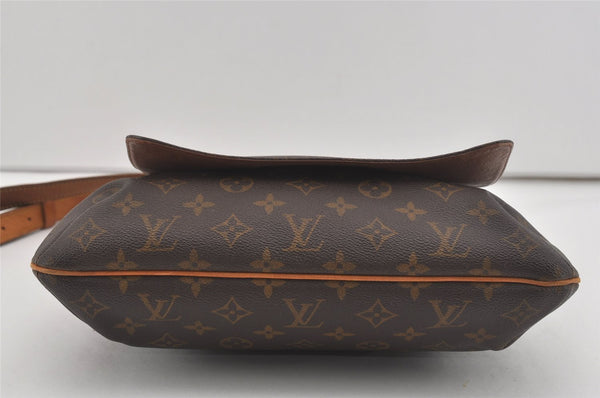 Authentic Louis Vuitton Monogram Musette Shoulder Cross Body Bag M51256 LV 6222I