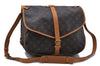 Auth LOUIS VUITTON Monogram Saumur 35 Shoulder Cross Body Bag M42254 LV 6223C