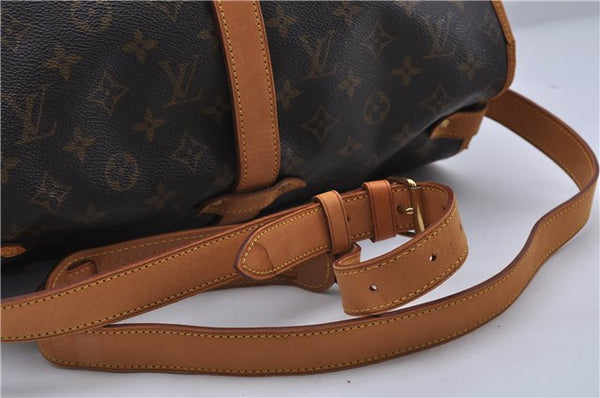 Auth LOUIS VUITTON Monogram Saumur 35 Shoulder Cross Body Bag M42254 LV 6223C
