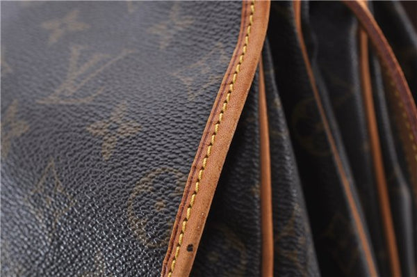 Auth LOUIS VUITTON Monogram Saumur 35 Shoulder Cross Body Bag M42254 LV 6223C