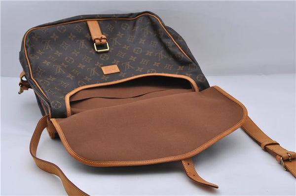 Auth LOUIS VUITTON Monogram Saumur 35 Shoulder Cross Body Bag M42254 LV 6223C