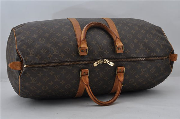 Authentic Louis Vuitton Monogram Keepall 55 Travel Boston Bag M41424 LV 6223E