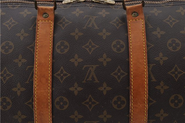 Authentic Louis Vuitton Monogram Keepall 55 Travel Boston Bag M41424 LV 6223E