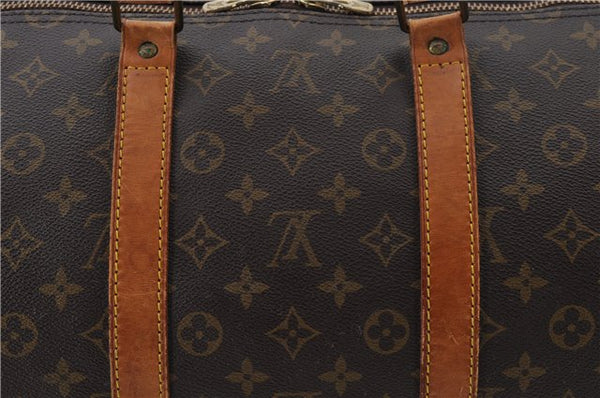 Authentic Louis Vuitton Monogram Keepall 55 Travel Boston Bag M41424 LV 6223E