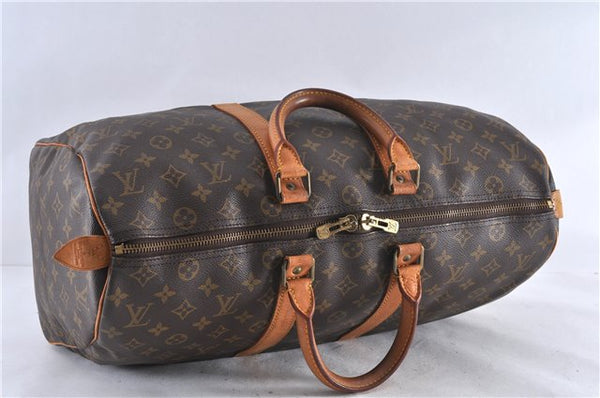 Authentic LOUIS VUITTON Monogram Keepall 45 Boston Bag M41428 LV 6224C