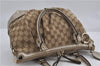 Auth GUCCI Sukey 2Way Shoulder Hand Bag GG Canvas Leather 247902 Brown 6224D