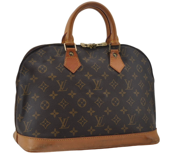 Authentic Louis Vuitton Monogram Alma Hand Bag Purse M51130 LV 6224E