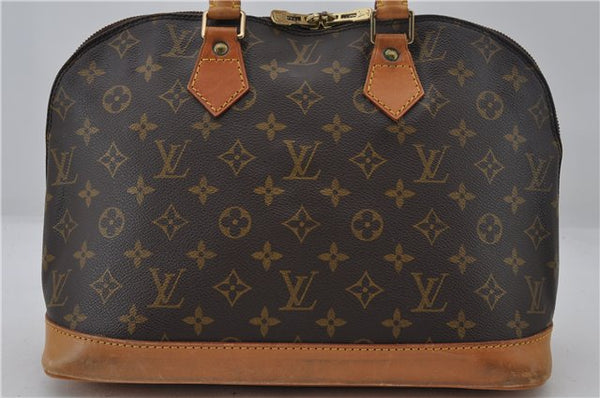Authentic Louis Vuitton Monogram Alma Hand Bag Purse M51130 LV 6224E