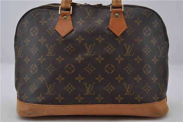 Authentic Louis Vuitton Monogram Alma Hand Bag Purse M51130 LV 6224E