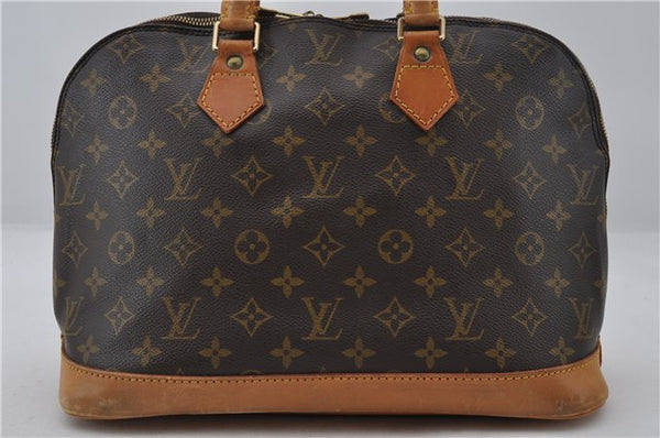 Authentic Louis Vuitton Monogram Alma Hand Bag Purse M51130 LV 6224E