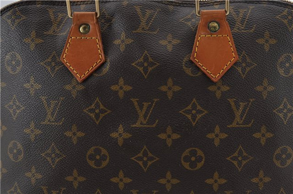 Authentic Louis Vuitton Monogram Alma Hand Bag Purse M51130 LV 6224E