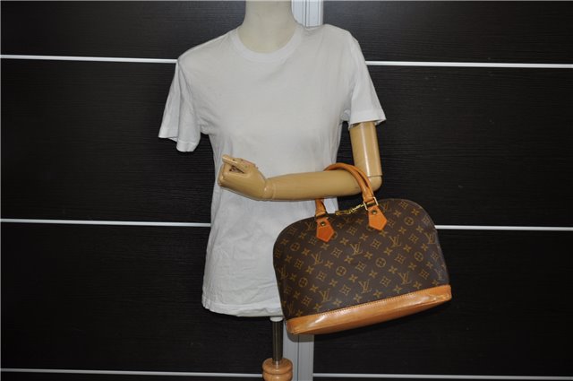 Authentic Louis Vuitton Monogram Alma Hand Bag Purse M51130 LV 6224E