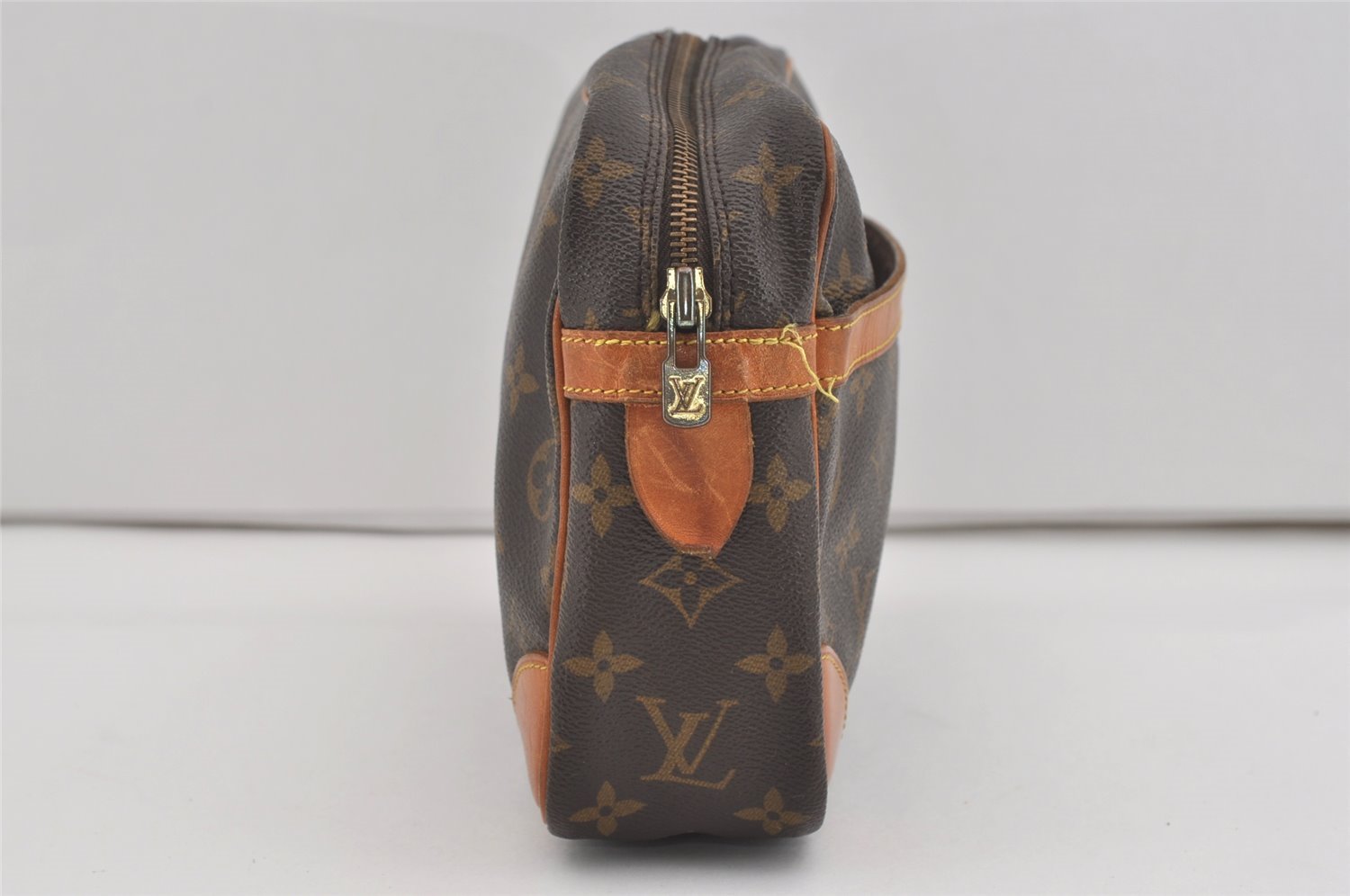 Authentic Louis Vuitton Monogram Compiegne 28 Clutch Hand Bag M51845 LV 6224I