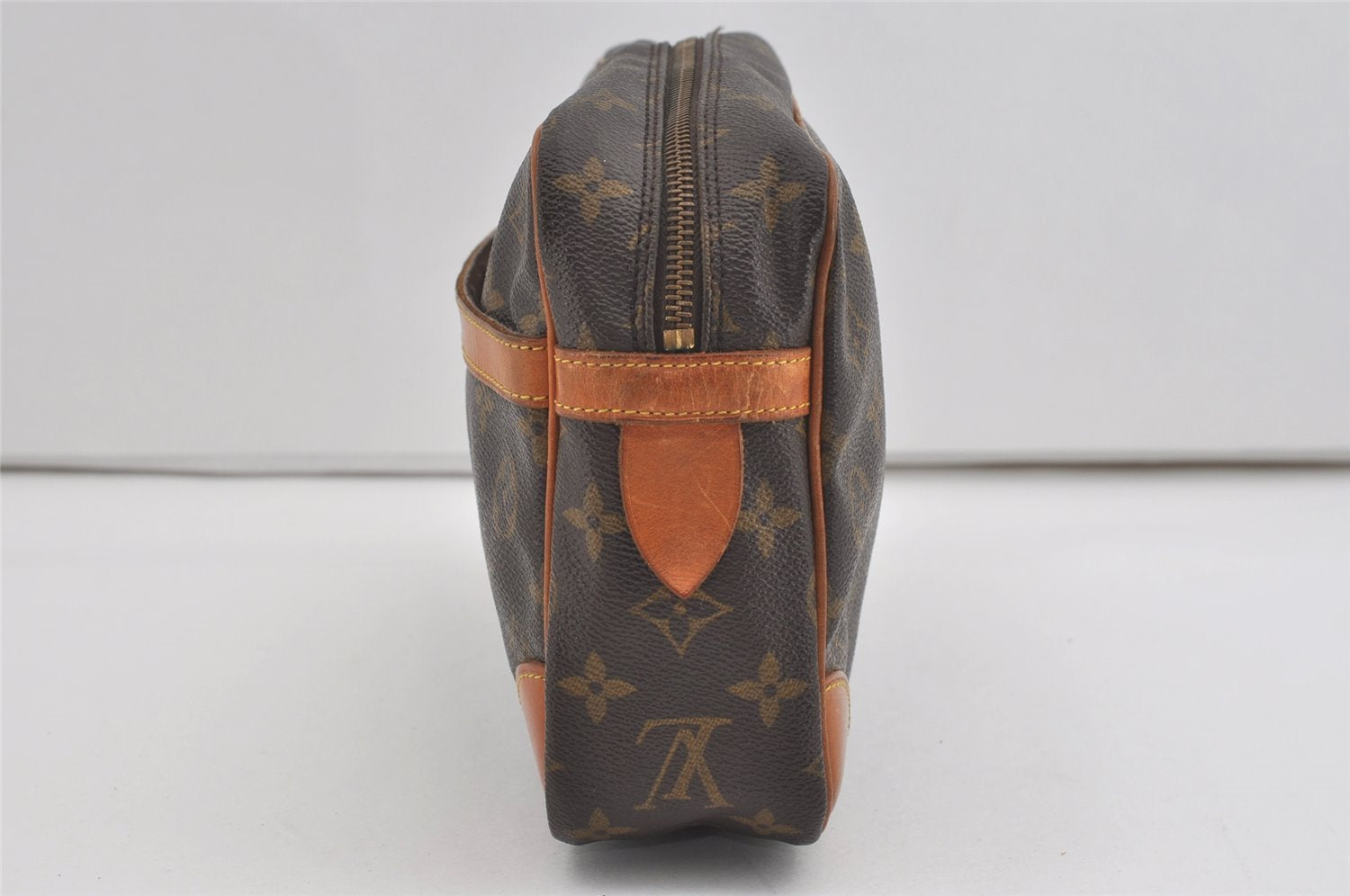 Authentic Louis Vuitton Monogram Compiegne 28 Clutch Hand Bag M51845 LV 6224I