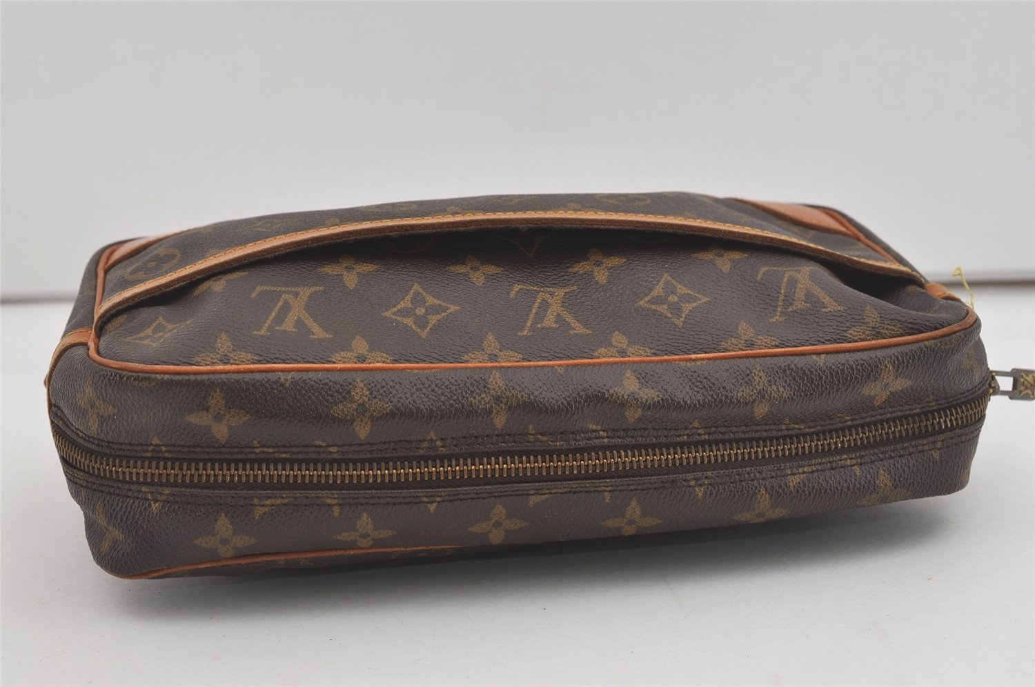 Authentic Louis Vuitton Monogram Compiegne 28 Clutch Hand Bag M51845 LV 6224I