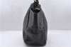 Authentic PRADA Leather Chain Shoulder Tote Bag Purse Black 6225D