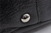 Authentic PRADA Leather Chain Shoulder Tote Bag Purse Black 6225D