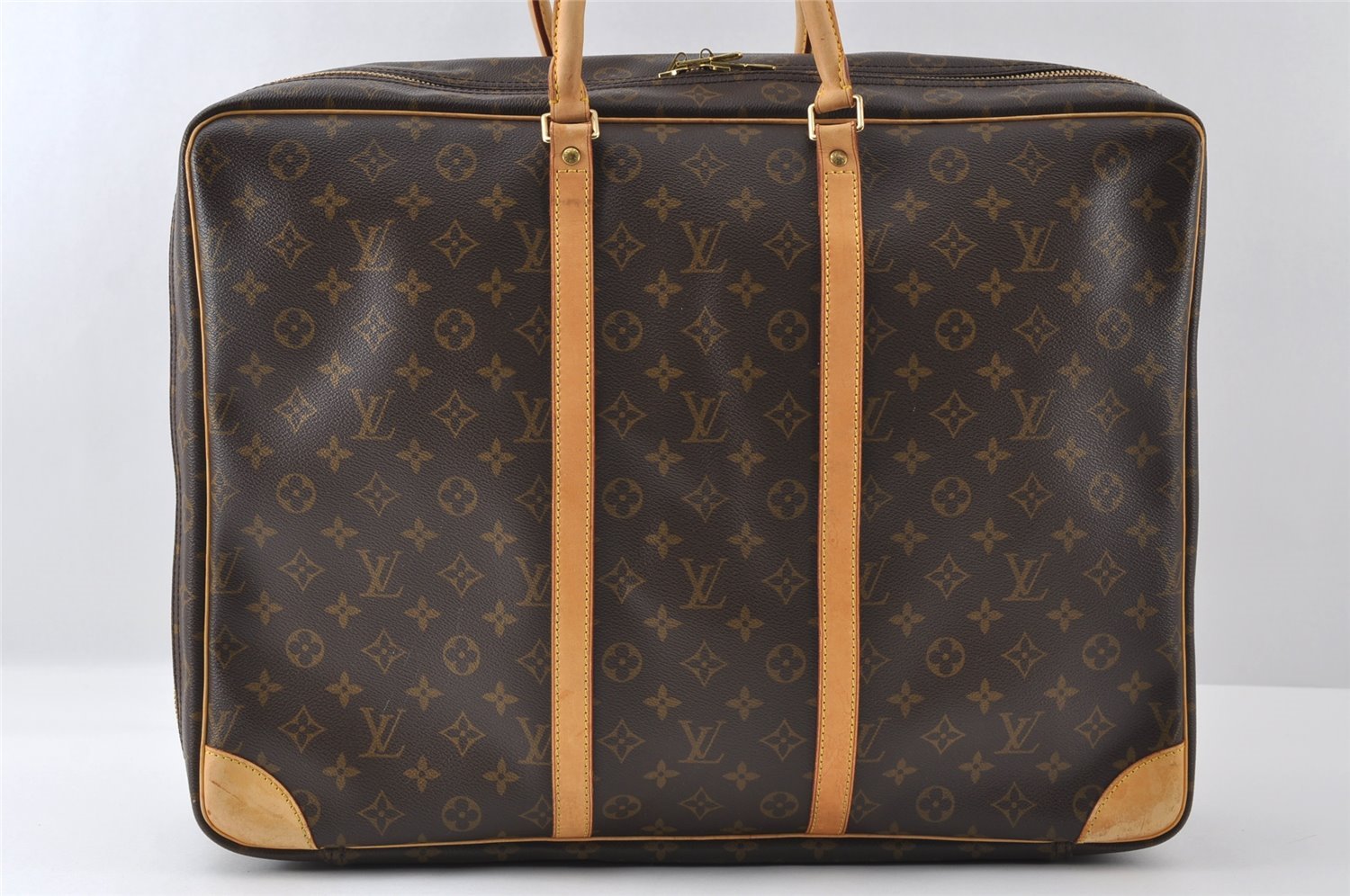 Authentic Louis Vuitton Monogram Sirius 50 Travel Boston Bag M41406 LV 6226I