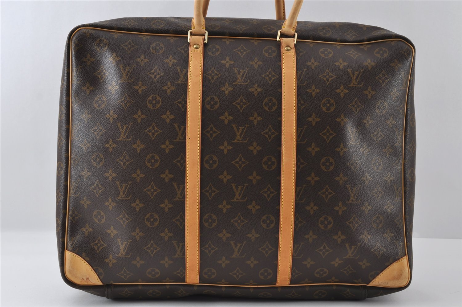 Authentic Louis Vuitton Monogram Sirius 50 Travel Boston Bag M41406 LV 6226I