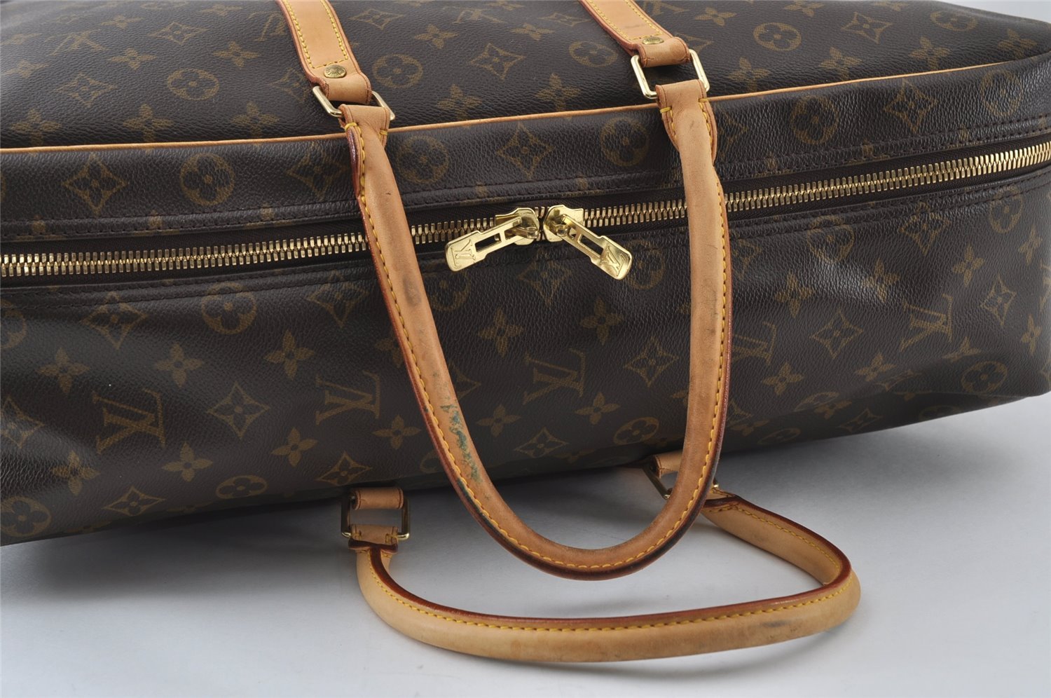 Authentic Louis Vuitton Monogram Sirius 50 Travel Boston Bag M41406 LV 6226I