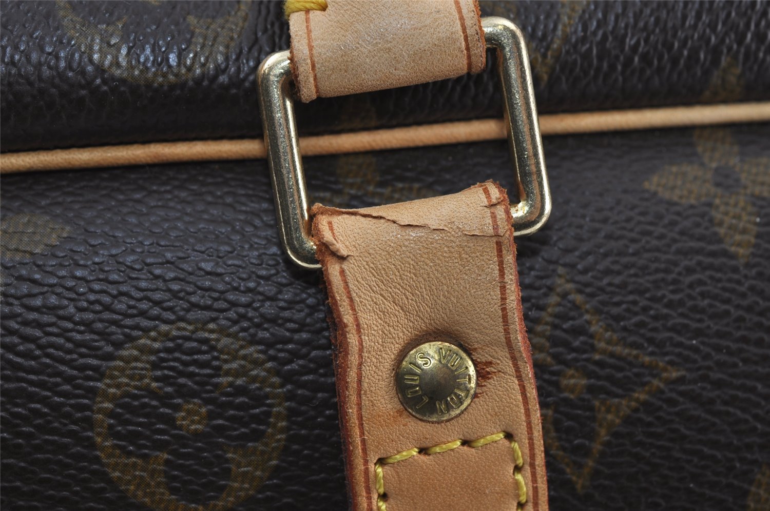 Authentic Louis Vuitton Monogram Sirius 50 Travel Boston Bag M41406 LV 6226I