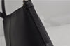 Authentic BURBERRY Vintage Leather Shoulder Hand Bag Purse Black 6227D