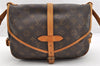 Authentic Louis Vuitton Monogram Saumur 30 Shoulder Cross Bag M42256 LV 6228I