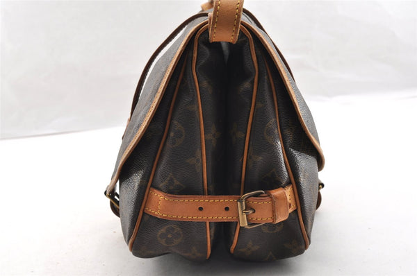 Authentic Louis Vuitton Monogram Saumur 30 Shoulder Cross Bag M42256 LV 6228I