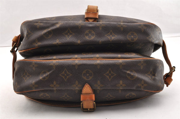 Authentic Louis Vuitton Monogram Saumur 30 Shoulder Cross Bag M42256 LV 6228I