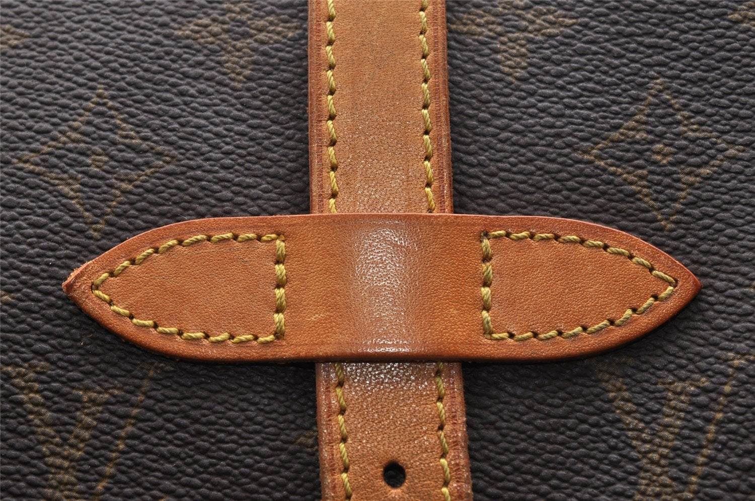 Authentic Louis Vuitton Monogram Saumur 30 Shoulder Cross Bag M42256 LV 6228I