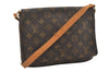 Authentic Louis Vuitton Monogram Musette Tango Shoulder Bag M51257 LV 6229I