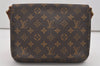 Authentic Louis Vuitton Monogram Musette Tango Shoulder Bag M51257 LV 6229I