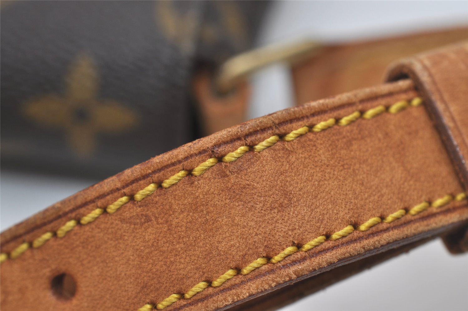 Authentic Louis Vuitton Monogram Musette Tango Shoulder Bag M51257 LV 6229I