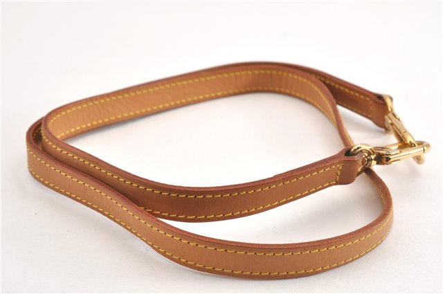 Authentic Louis Vuitton Leather Shoulder Strap Beige 38.6