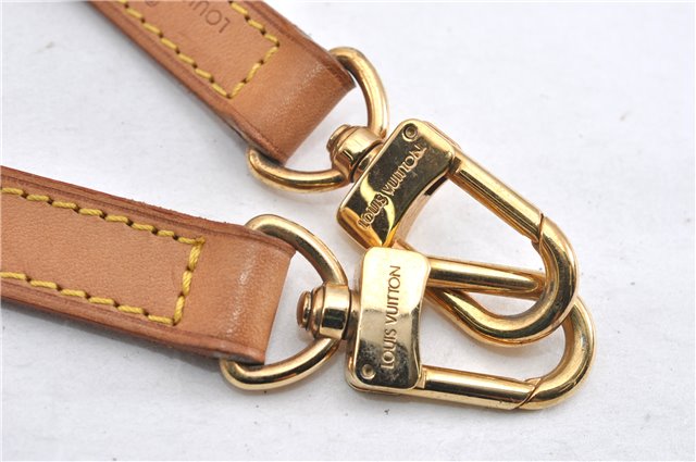 Authentic Louis Vuitton Leather Shoulder Strap Beige 38.6