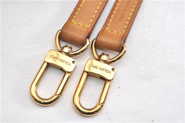 Authentic Louis Vuitton Leather Shoulder Strap Beige 38.6