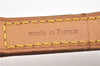 Authentic Louis Vuitton Leather Shoulder Strap Beige 38.6" LV 6233F