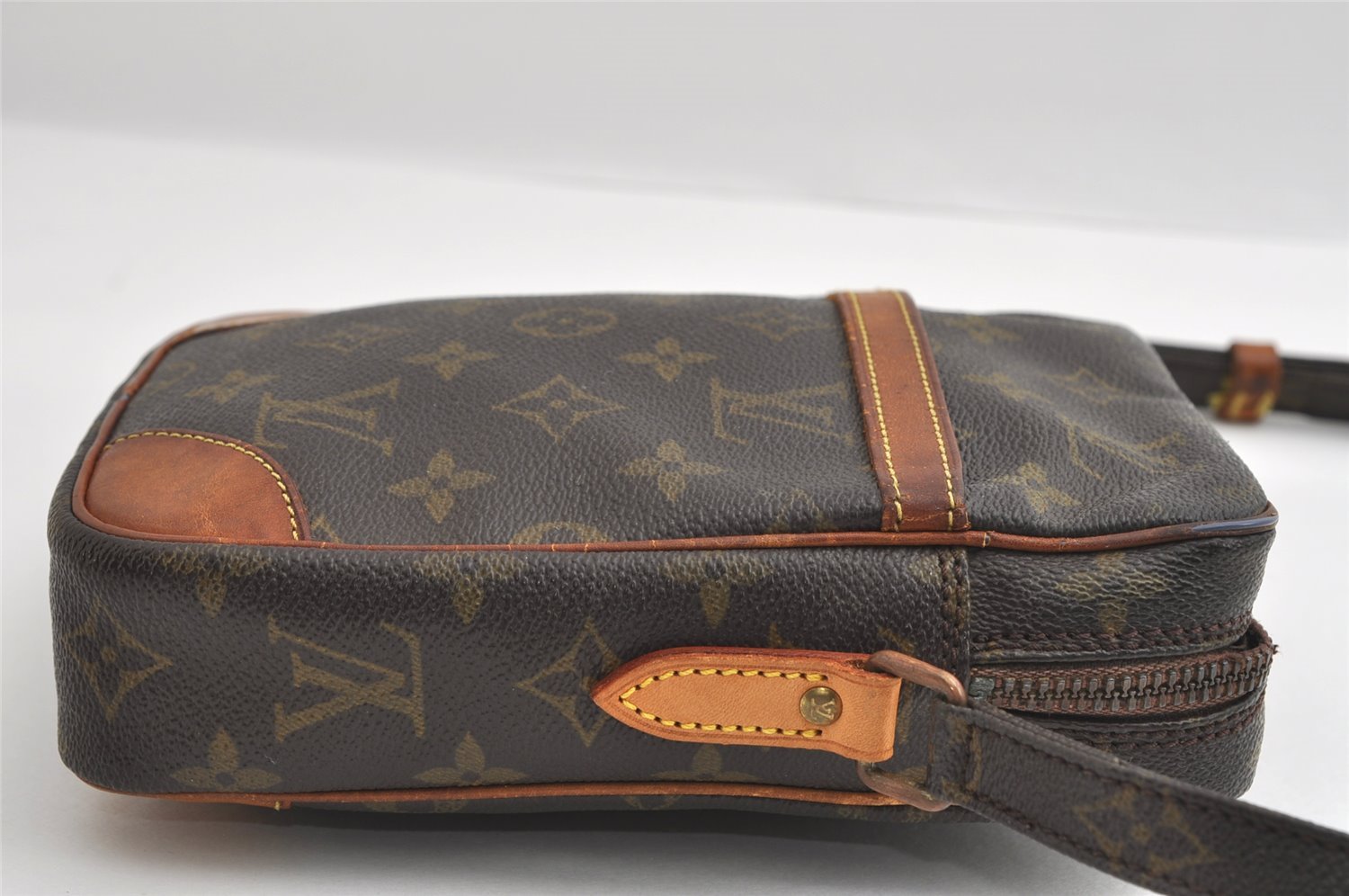 Authentic Louis Vuitton Monogram Danube Shoulder Cross Body Bag M45266 LV 6233I