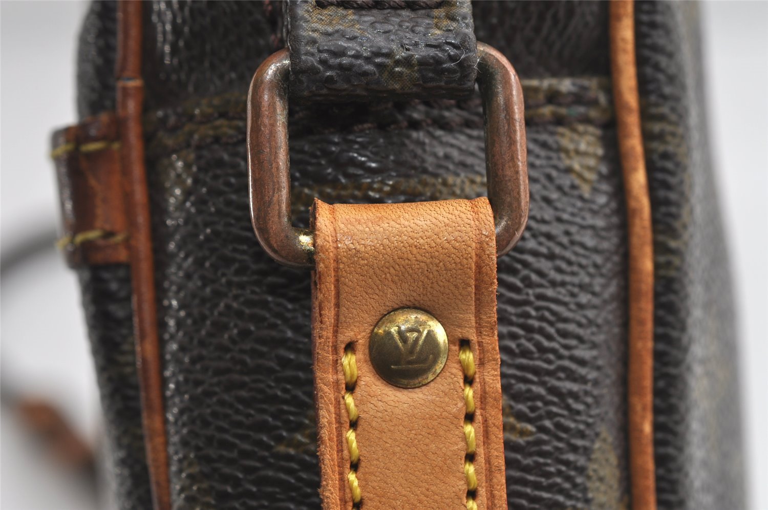 Authentic Louis Vuitton Monogram Danube Shoulder Cross Body Bag M45266 LV 6233I