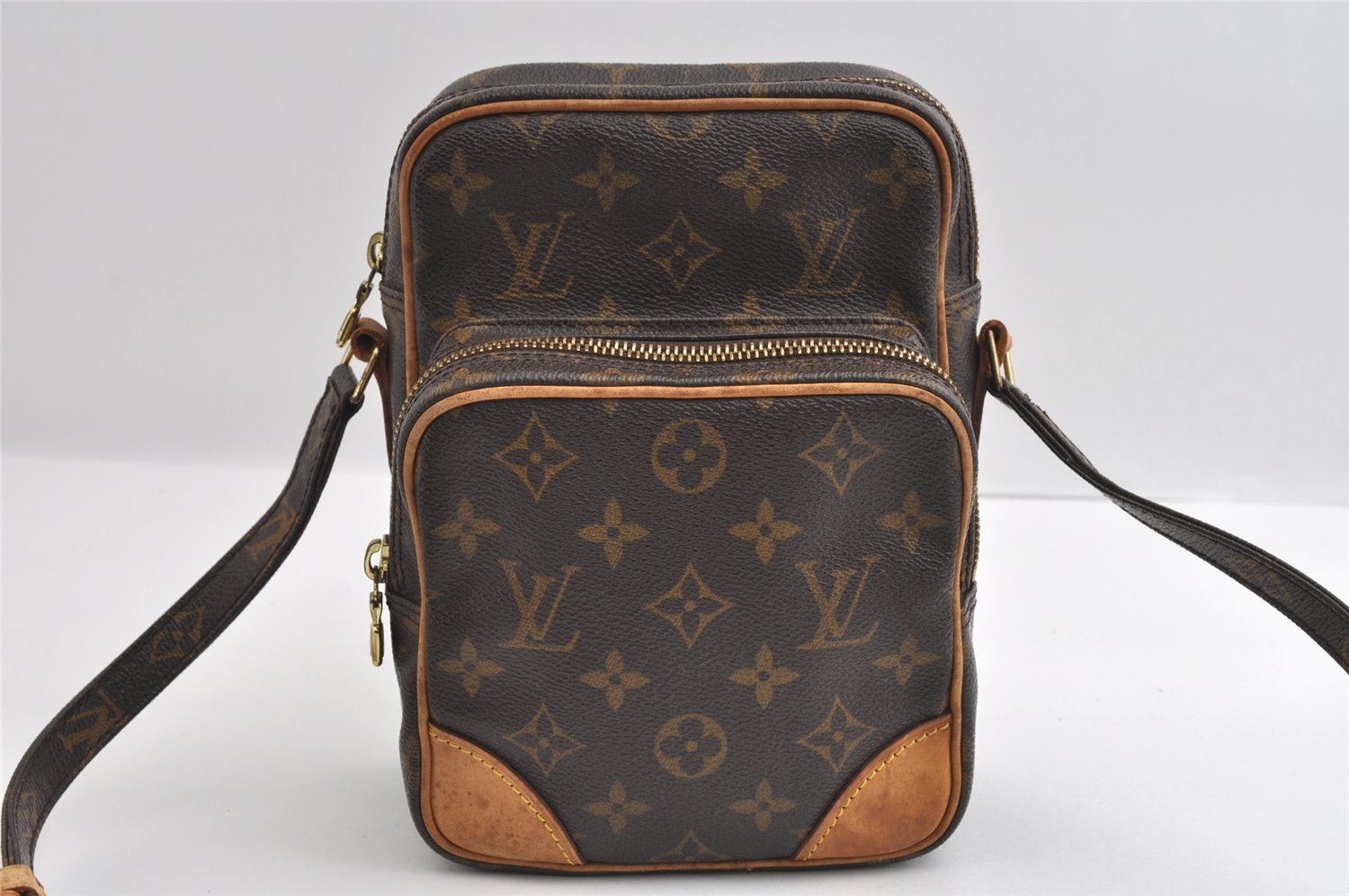 Authentic Louis Vuitton Monogram Amazone Shoulder Cross Body Bag M45236 LV 6234I