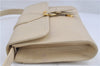 Authentic YVES SAINT LAURENT Shoulder Cross Body Bag Purse Leather Ivory 6235D