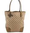 Authentic GUCCI Princy GG Canvas Leather Shoulder Tote Bag 181779 Beige 6235I