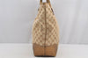 Authentic GUCCI Princy GG Canvas Leather Shoulder Tote Bag 181779 Beige 6235I