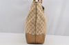Authentic GUCCI Princy GG Canvas Leather Shoulder Tote Bag 181779 Beige 6235I