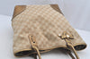 Authentic GUCCI Princy GG Canvas Leather Shoulder Tote Bag 181779 Beige 6235I
