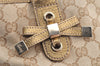 Authentic GUCCI Princy GG Canvas Leather Shoulder Tote Bag 181779 Beige 6235I