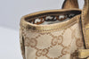 Authentic GUCCI Princy GG Canvas Leather Shoulder Tote Bag 181779 Beige 6235I