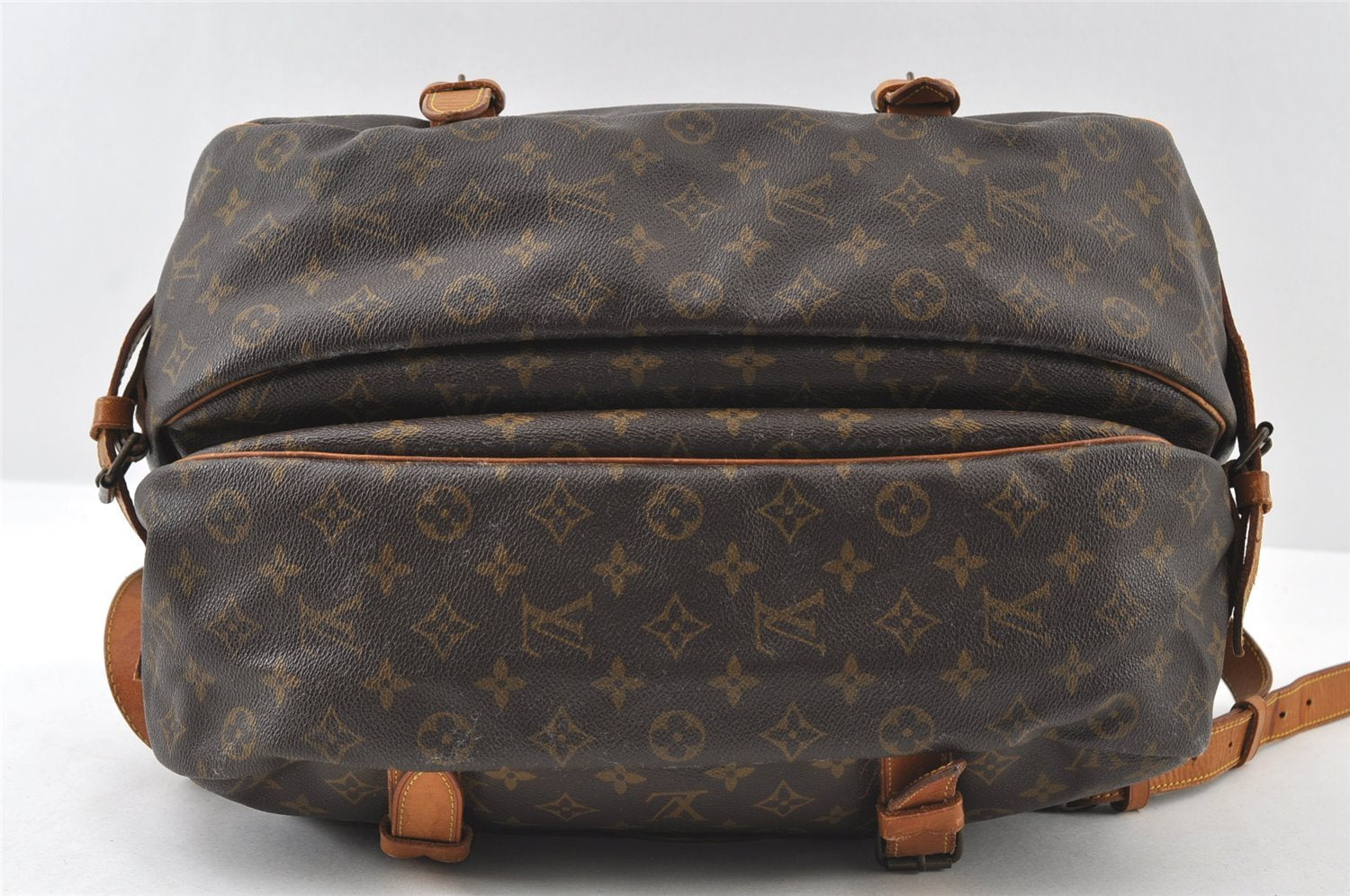 Authentic Louis Vuitton Monogram Saumur 43 Shoulder Cross Bag M42252 LV 6236I